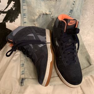 Nike Dunk Sky Hi Armory Navy Camo Sneakers SZ 7.5 Nike Dunk Sky Hi Armory Navy Camouflage Print 6.5